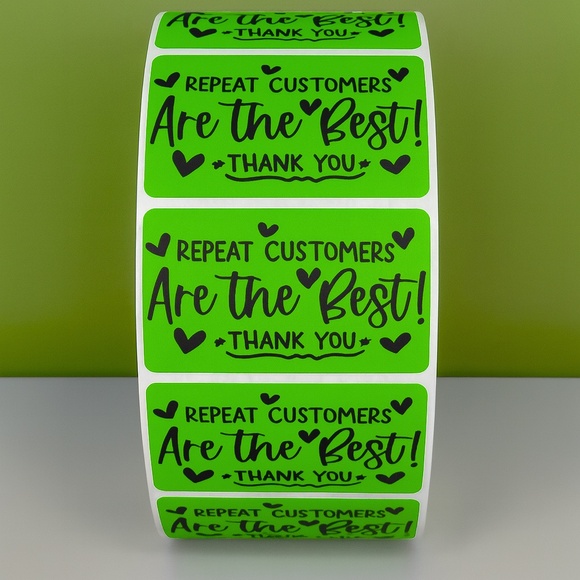 Repeat Customers Are the Best Stickers – Thank You Labels for Small Business - Picture 5 of 11